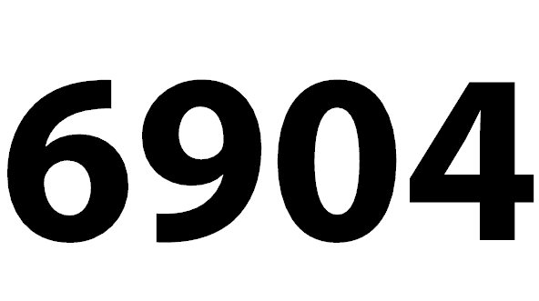 6904