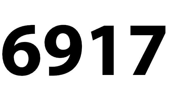 6917