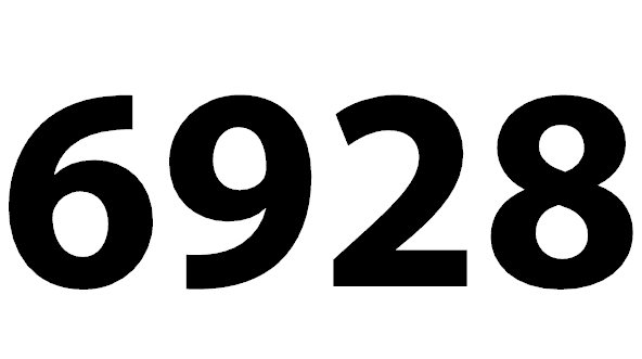 6928