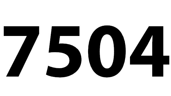 7504