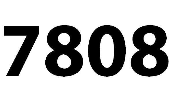 7808