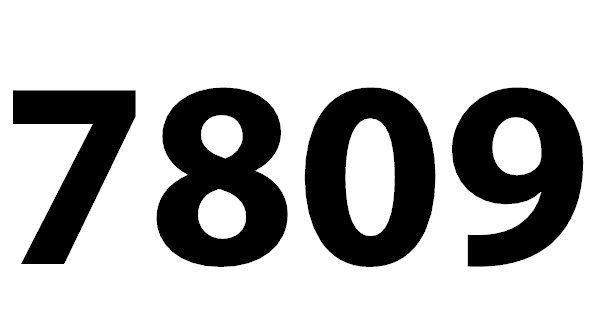 7809