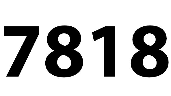 7818