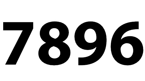 7896