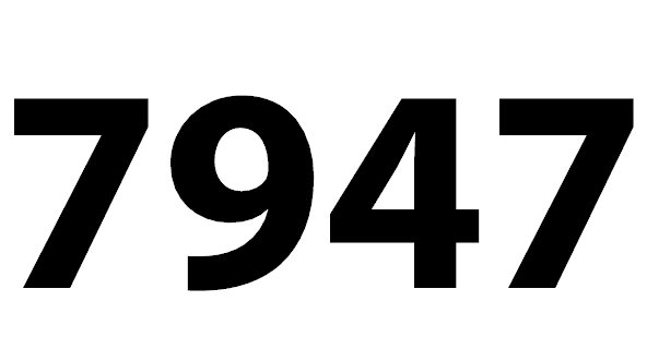 7947