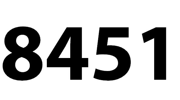 8451