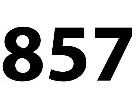 857