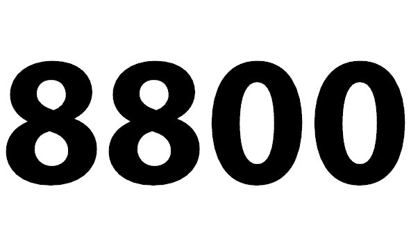 8800