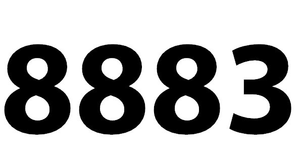Zahl 8883