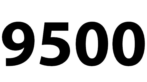 9500